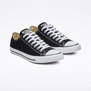 Black low top Converse